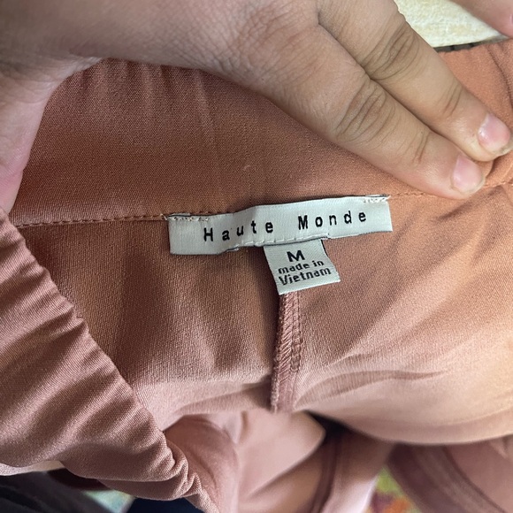 Haute Monde - peach trousers - Picture 3 of 3